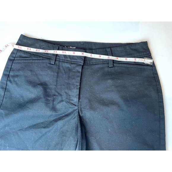 Talbots Womens Perfect Shorts Mid Rise Stretch Summer Casual Solid Black Size 2 - Picture 3 of 10